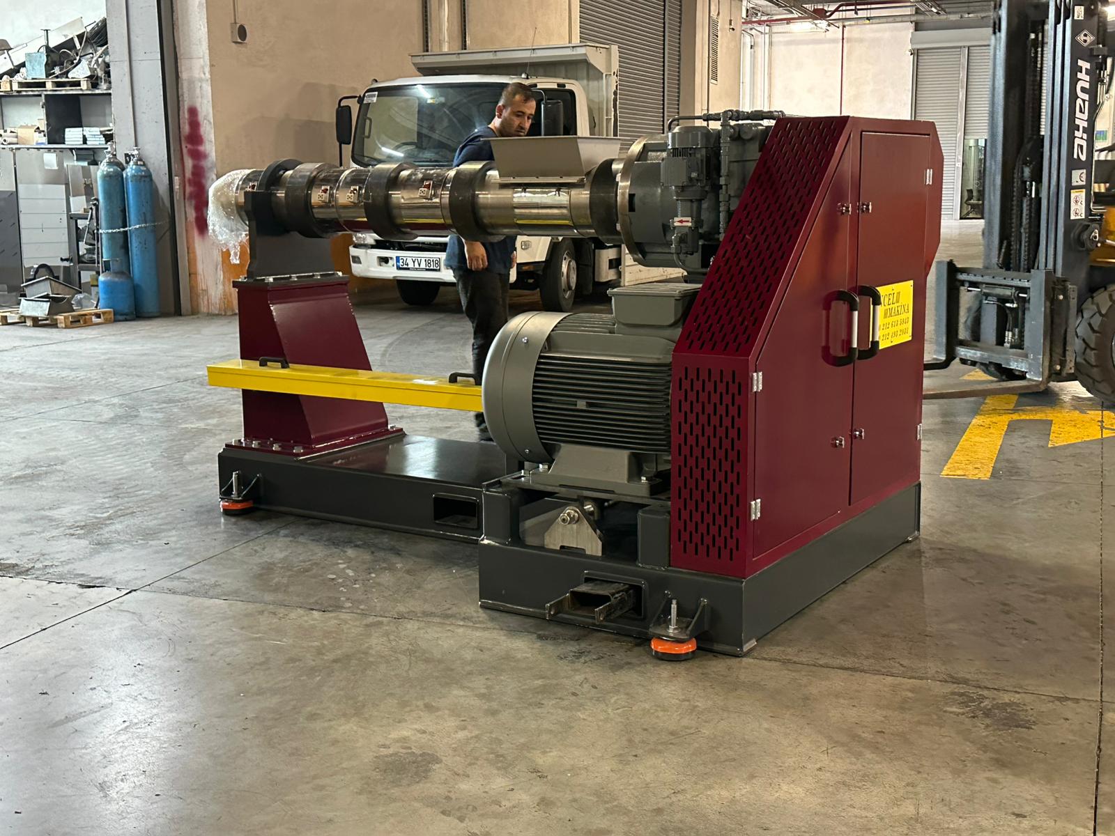 Plastik Granül Akıtma Makinası